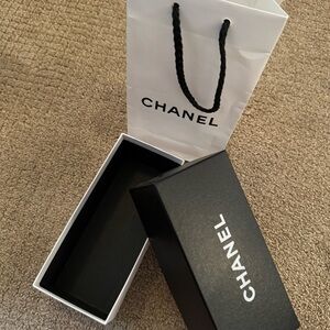 CC empty sunglasses box and bag